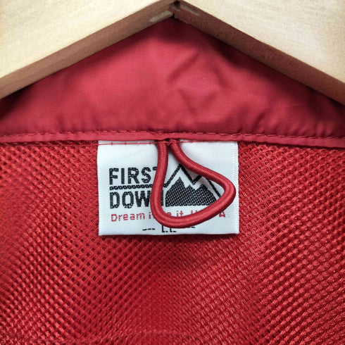 ファーストダウン FIRST DOWN パッカブルフーデッドナイロンジャケット メンズ LL