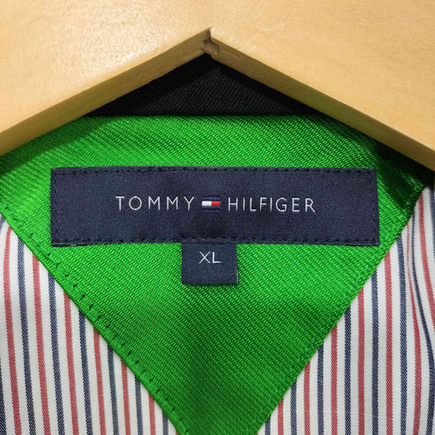 トミーヒルフィガー TOMMY HILFIGER 紺ブレ 金ボタン 3B テーラード ジャケット メンズ import:XL