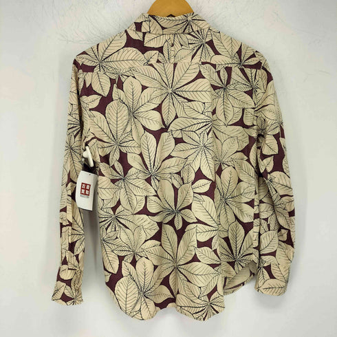 マーガレットハウエル MARGARET HOWELL リーフ柄シルクシャツ レディース JPN:3