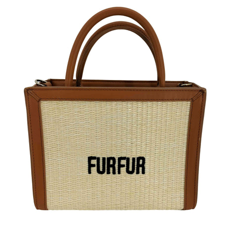 ファーファー furfur 24SS ラフィアトートバッグ レディース