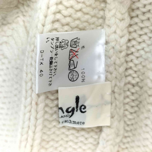 プリングル Pringle カシミヤ100% タートルネックケーブルニット レディース JPN:40
