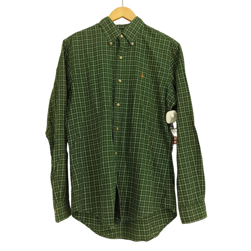 ラルフローレン RALPH LAUREN CUSTOM FIT ポニー刺繍 チェック B.D L/S シャツ メンズ import:S