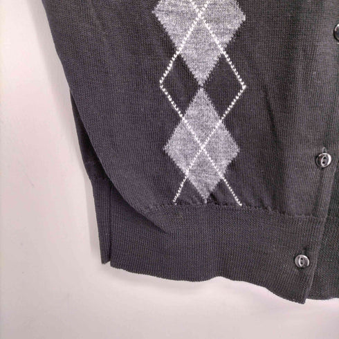 ジョンスメドレー JOHN SMEDLEY アーガイルカーディガン レディース import:M