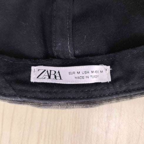 ザラ ZARA カモ柄スナップバックキャップ メンズ