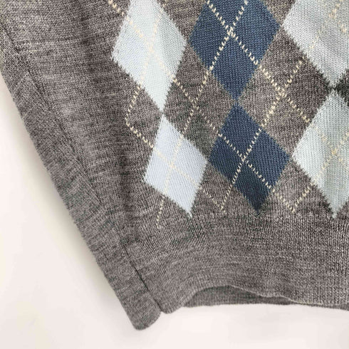 ジョンスメドレー JOHN SMEDLEY アーガイルカーディガン レディース import:S