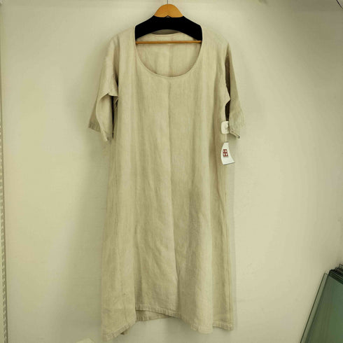 リネン S/S ワンピース レディース