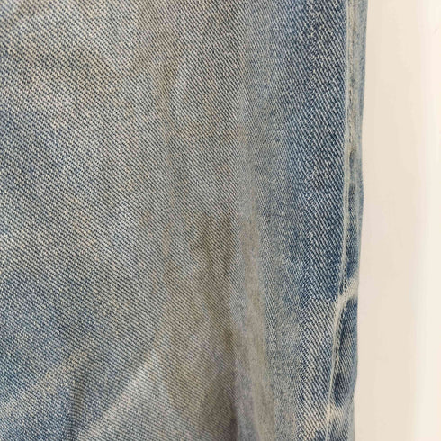カットオフ ボタンフライデニムパンツ レディース