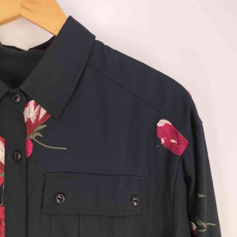 グレースコンチネンタル GRACE CONTINENTAL 刺繍アーミーシャツワンピース レディース JPN:36