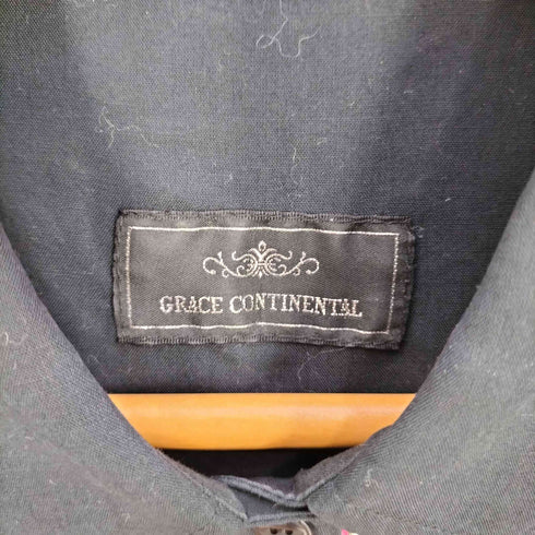 グレースコンチネンタル GRACE CONTINENTAL 刺繍アーミーシャツワンピース レディース JPN:36