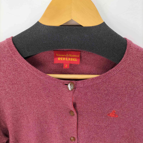 ヴィヴィアンウエストウッドレッドレーベル Vivienne Westwood RED LABEL オーブ刺繍 コットン カーディガン レディース 2