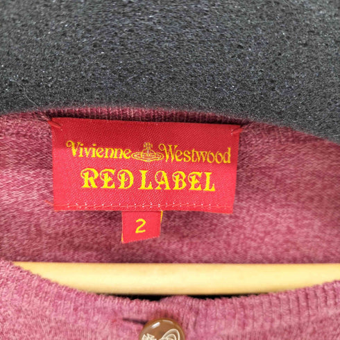 ヴィヴィアンウエストウッドレッドレーベル Vivienne Westwood RED LABEL オーブ刺繍 コットン カーディガン レディース 2