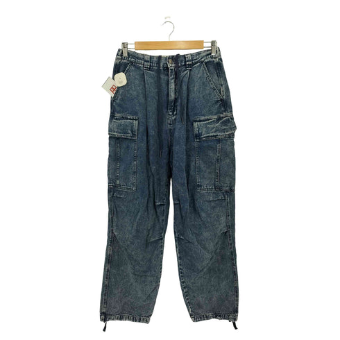 ケミカル インディゴ ワイド カーゴ デニムパンツ メンズ JPN:M