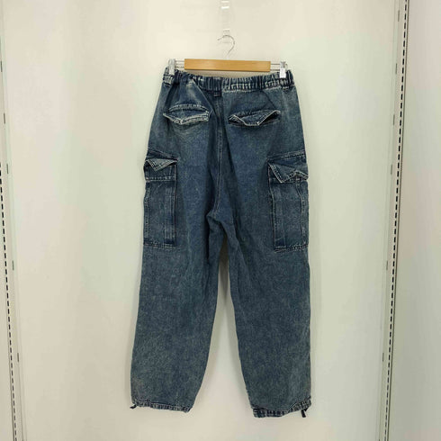 ケミカル インディゴ ワイド カーゴ デニムパンツ メンズ JPN:M