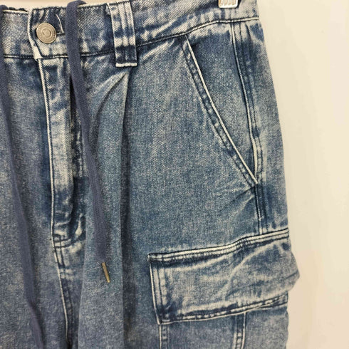 ケミカル インディゴ ワイド カーゴ デニムパンツ メンズ JPN:M