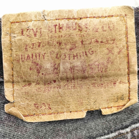 リーバイス Levis 80-90S USA製 501 ボタン裏653 ボタンフライ ブラック デニム パンツ メンズ