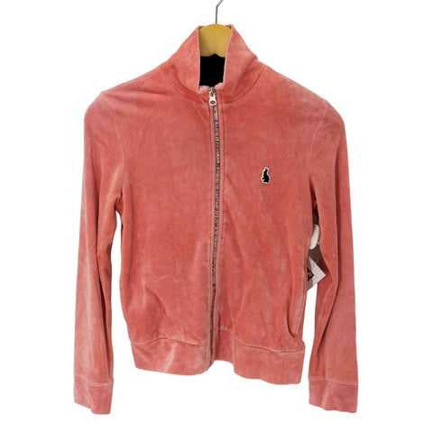 ポールスミス Paul Smith PINK ベロア トラックジャケット レディース import:M