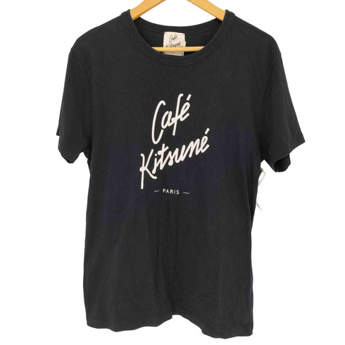 メゾンキツネ MAISON KITSUNE Cafe Kitsune クルーネックTシャツ メンズ import:M