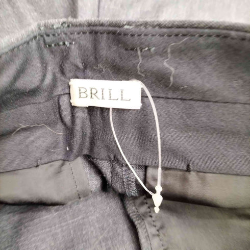 BRILL センタープレス ストレートスラックスパンツ レディース