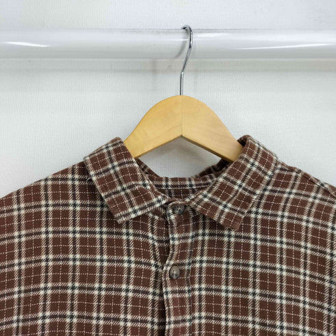cotton on カットオフ加工 チェック S/S シャツ メンズ import:S