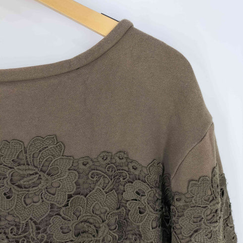 グレースコンチネンタル GRACE CONTINENTAL 花刺繍 スウェット レディース JPN:36