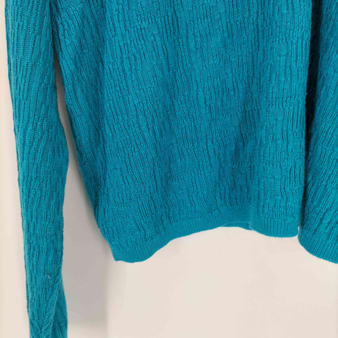 エマクローズ EMMA CLOTHES ジャガードスキッパールーズニットポロシャツ メンズ JPN:M