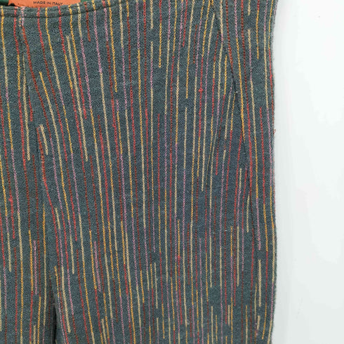 ミッソーニ MISSONI マルチカラーストライプ ストレッチイージーパンツ レディース 44