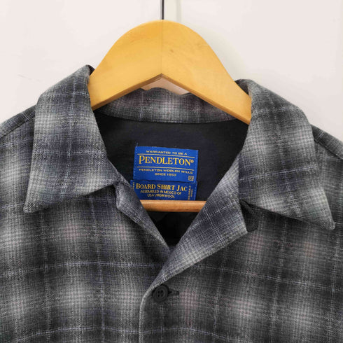 ペンドルトン PENDLETON メキシコ製 BOARD SHIRT JAC オンブレ シャドー オープンカラー メンズ import:XS