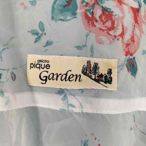 ジェラートピケガーデン gelato pique garden 裾ドローコード 花柄ウィンドブレーカー レディース FREE