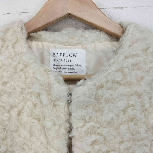 ベイフロー BAYFLOW エコファー ロングベスト レディース 3