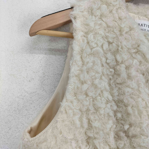 ベイフロー BAYFLOW エコファー ロングベスト レディース 3