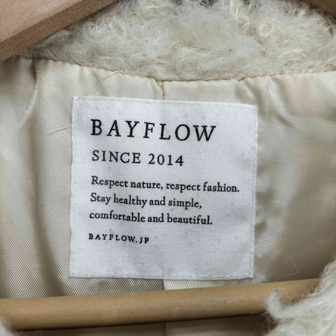 ベイフロー BAYFLOW エコファー ロングベスト レディース 3