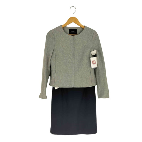 グリーンレーベルリラクシング GREEN LABEL RELAXING CR ラッセルバスケット N/CL ジャケット TT スカート セットアップ レディース JPN:38