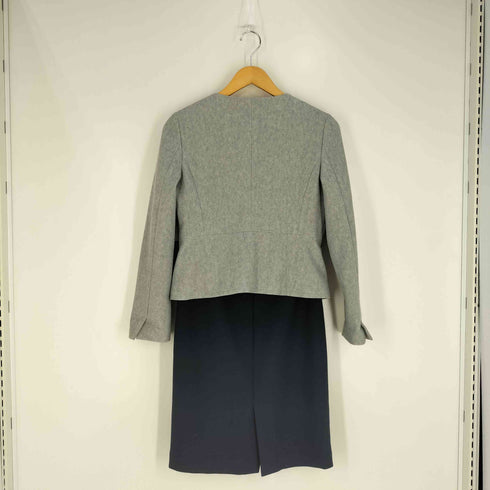 グリーンレーベルリラクシング GREEN LABEL RELAXING CR ラッセルバスケット N/CL ジャケット TT スカート セットアップ レディース JPN:38