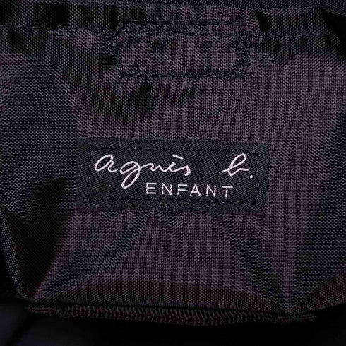 アニエスベーアンファン agnes b. ENFANT ロゴ刺繍 ナイロントートバッグ レディース