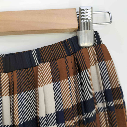 スピックアンドスパン Spick and Span チェックプリーツスカート レディース JPN:38