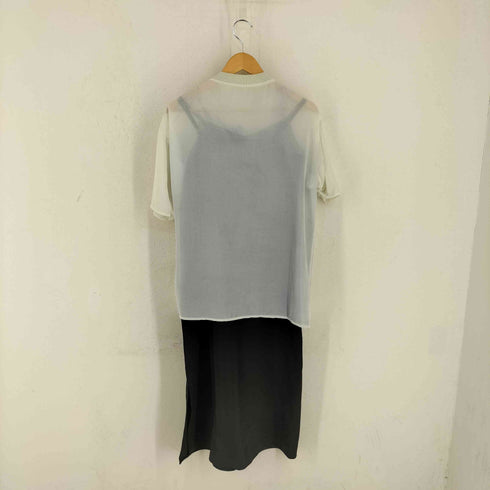 アメリ AMERI 2PIECES FLOWER LAYERED DRESS 2ピース レイヤード ドレス ワンピース レディース S