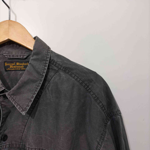 ジャーナルスタンダードホームステッド JOURNAL STANDARD J.S HOMESTEAD 25SS ピグメントツイル チョアシャツ メンズ JPN:L