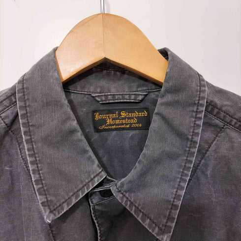 ジャーナルスタンダードホームステッド JOURNAL STANDARD J.S HOMESTEAD 25SS ピグメントツイル チョアシャツ メンズ JPN:L