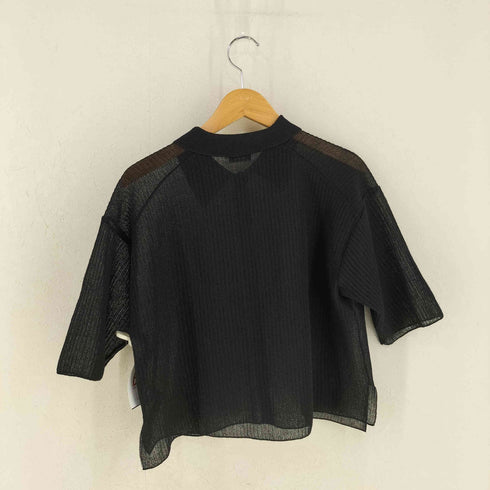 ロペ ROPE 洗える シアークロップドポロニット レディース
