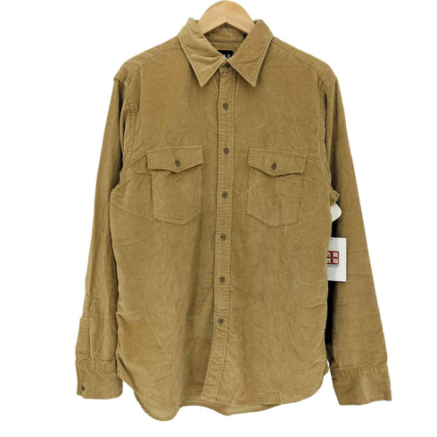 ギャップ Gap 90-00s OLD ベルベット ワークシャツ メンズ import:M