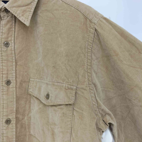 ギャップ Gap 90-00s OLD ベルベット ワークシャツ メンズ import:M