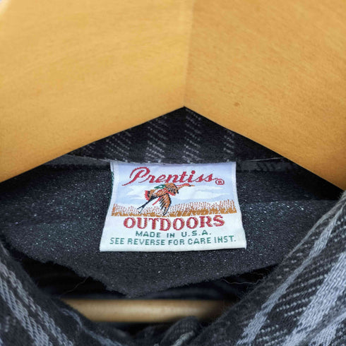 プレンティス Prentiss outdoors usa製 チェック ネルシャツ メンズ