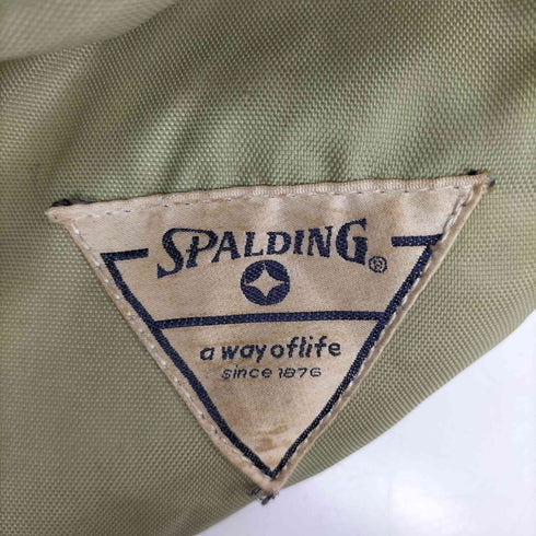 スポルディング SPALDING 2WAY ロゴ プリント ボストン バッグ メンズ