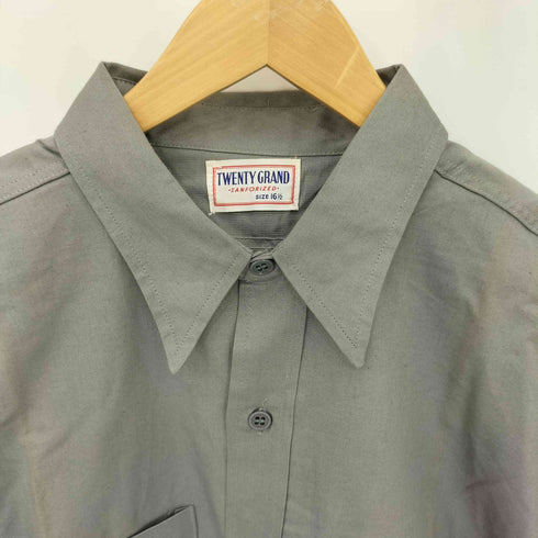 TWENTY GRAND SANFORIZED 60-70s フロントポケット 長袖ワークシャツ メンズ 16 1/2