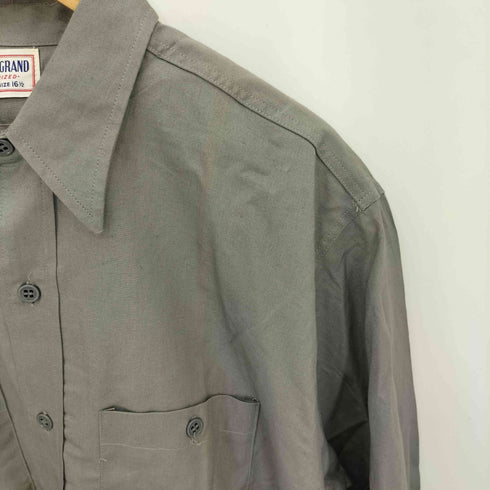 TWENTY GRAND SANFORIZED 60-70s フロントポケット 長袖ワークシャツ メンズ 16 1/2