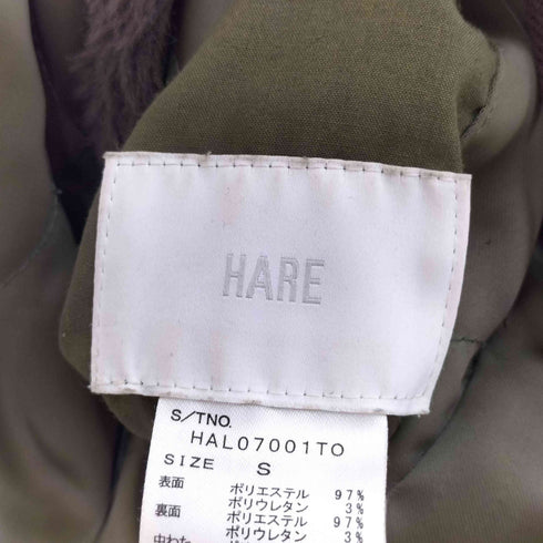ハレ HARE ファーベストレイヤードMA-1 レディース FREE