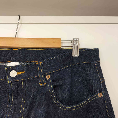 キャリー CALEE ジップフライ セルビッジ デニム パンツ メンズ 34