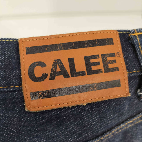 キャリー CALEE ジップフライ セルビッジ デニム パンツ メンズ 34