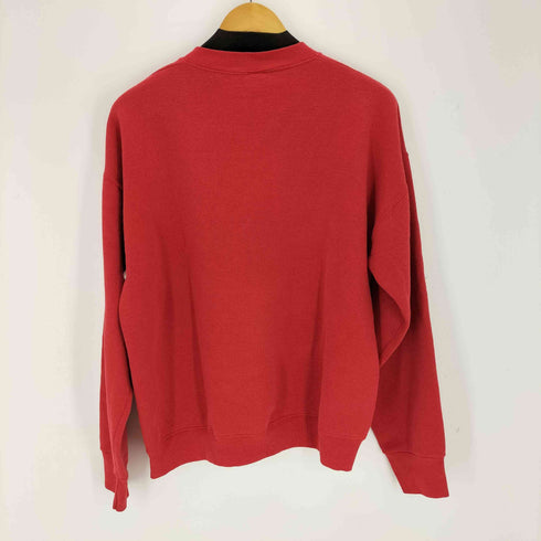 フルーツオブザルーム FRUIT OF THE LOOM 90S フロントプリントクルーネックスウェット メンズ import:L