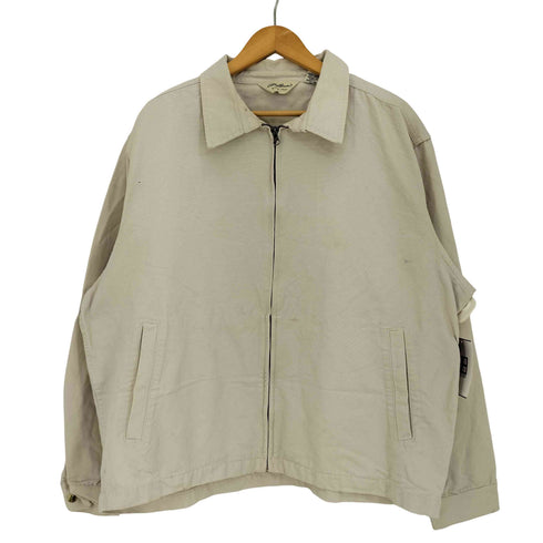 エディーバウアー Eddie Bauer 90s 白タグ ボックスシルエット ジップアップジャケット メンズ import:XL
